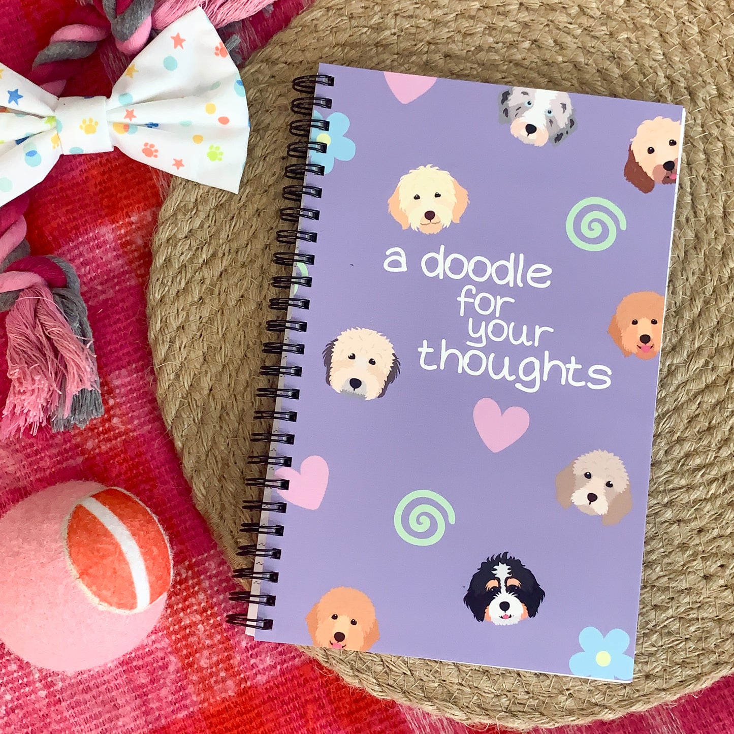 A Doodle for Your Thoughts Spiral Notebook