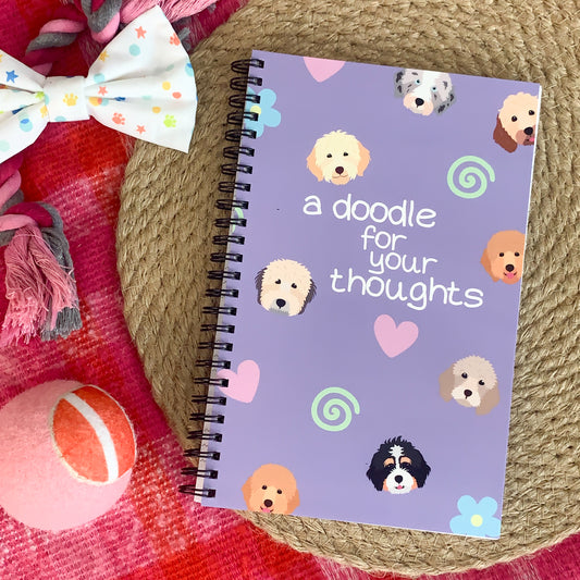 A Doodle for Your Thoughts Spiral Notebook