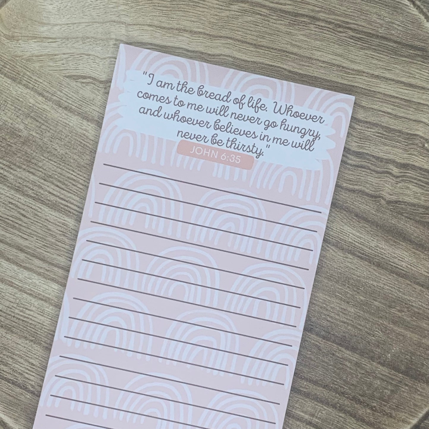 Faith Shopping List Notepad