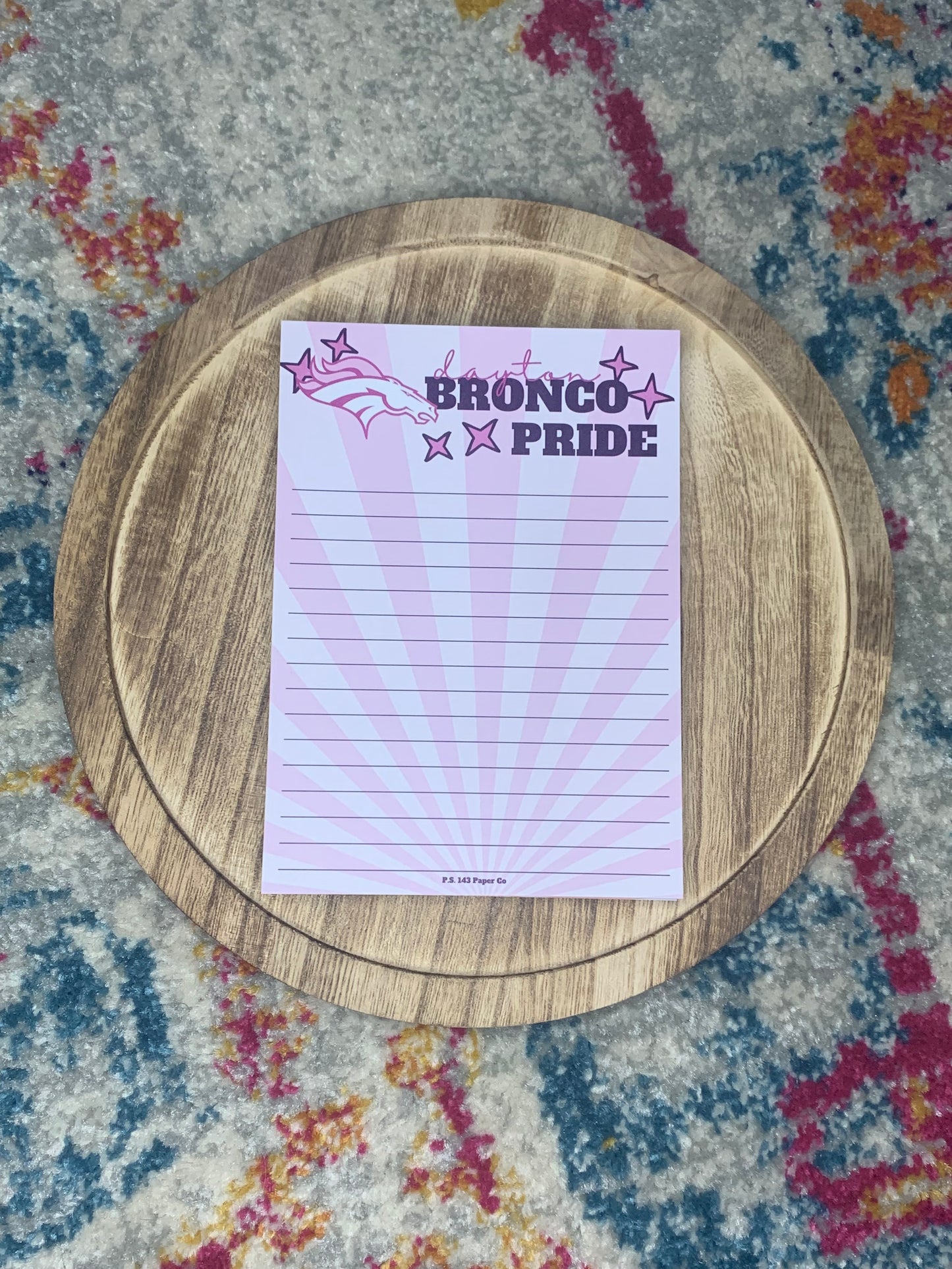 School Spirit Notepad