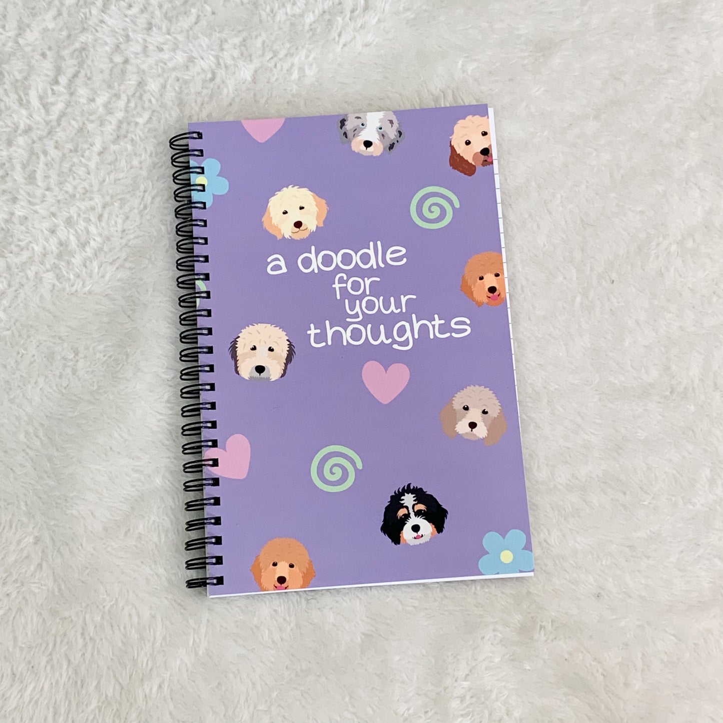 A Doodle for Your Thoughts Spiral Notebook