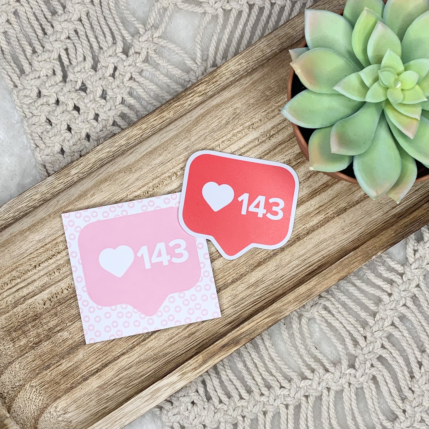 143 Likes - Affirmation Sticker