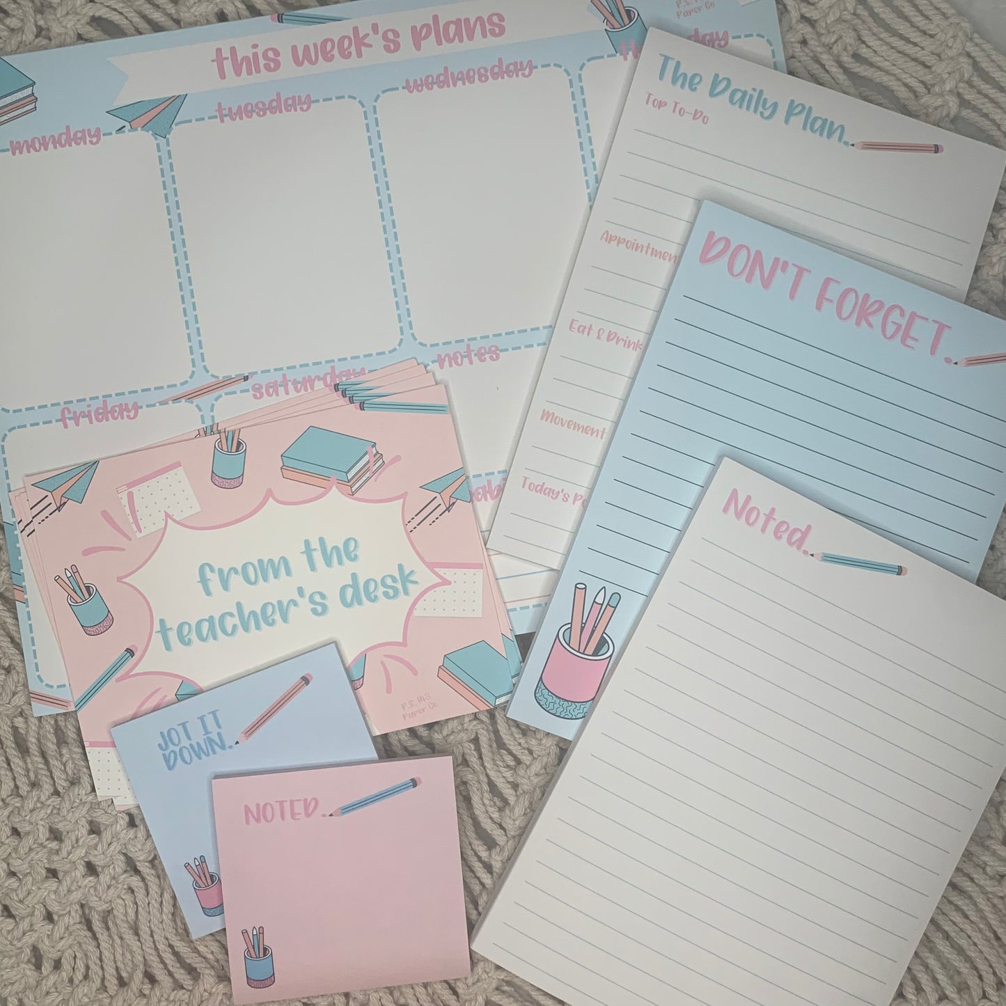 The Daily Plan Office Supplies Notepad