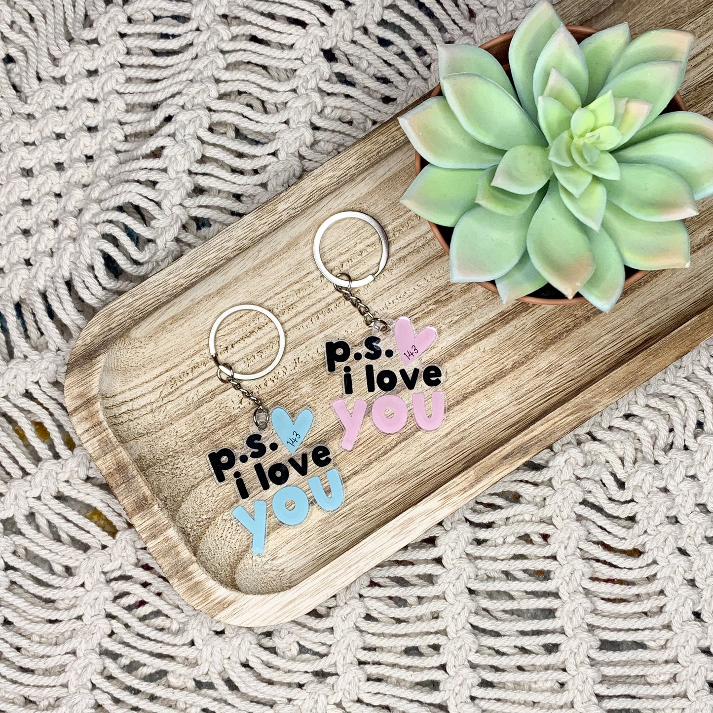 P.S. I Love You Keychain