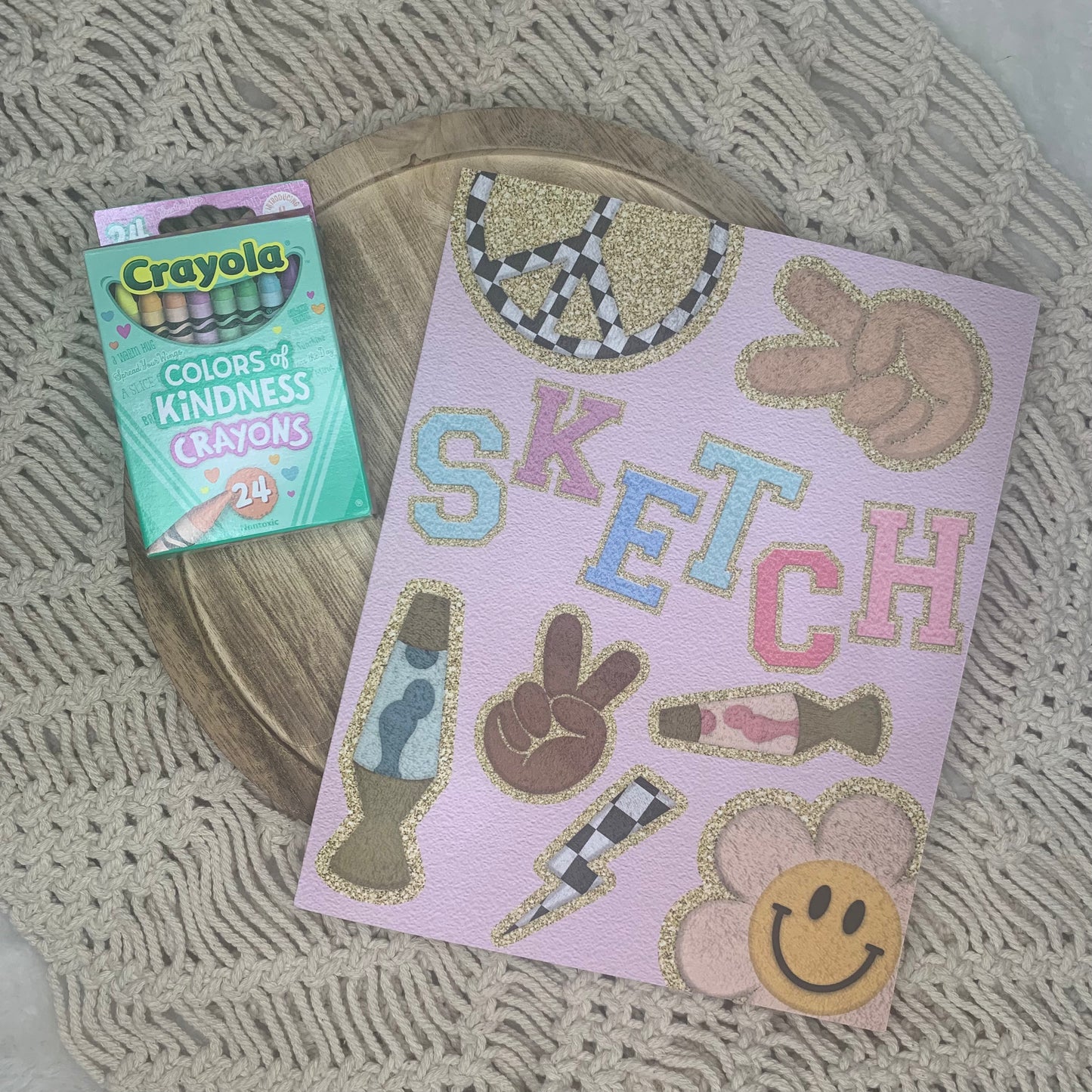 Varsity Patch Sketch Book