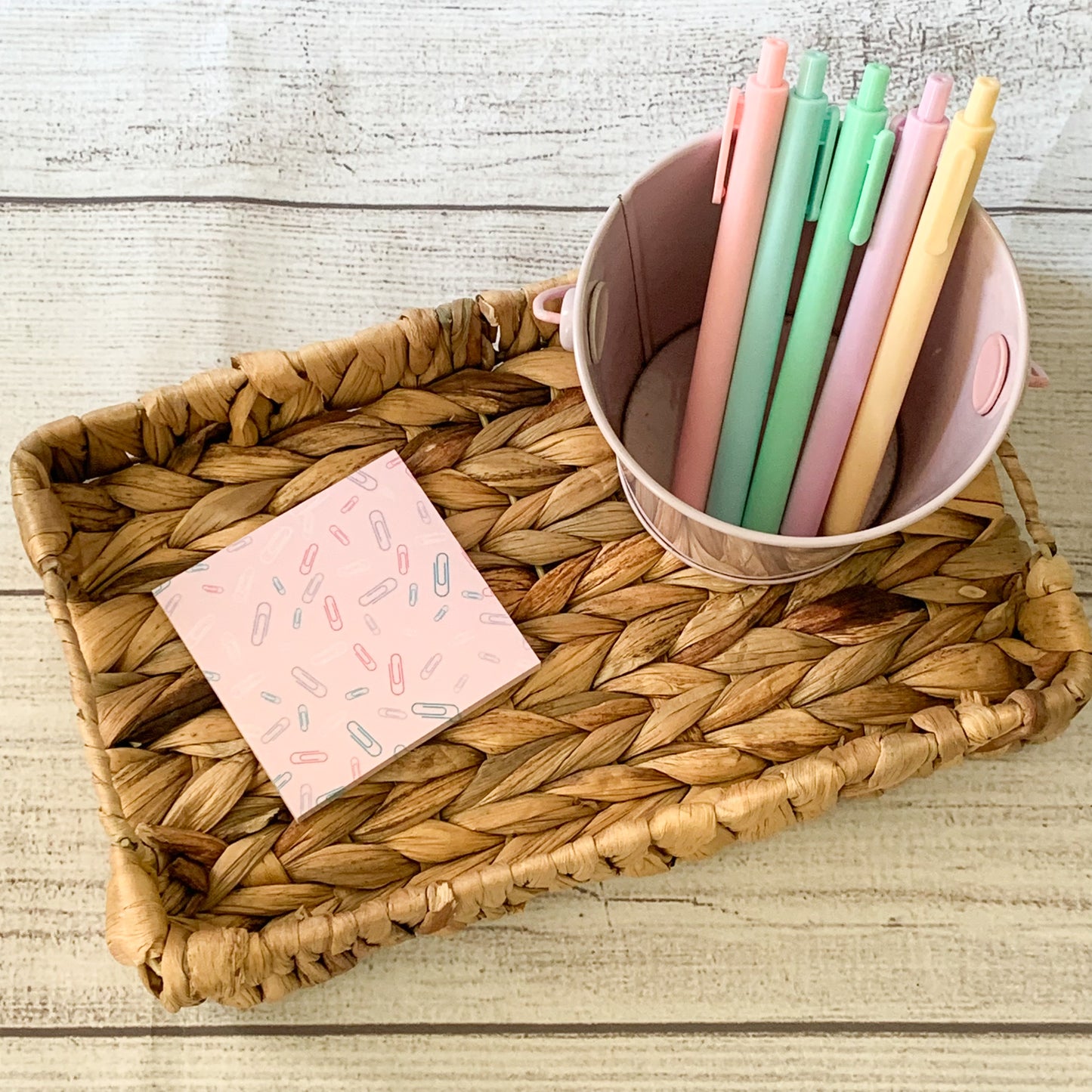 Paper Clips Lunch Note Stickies