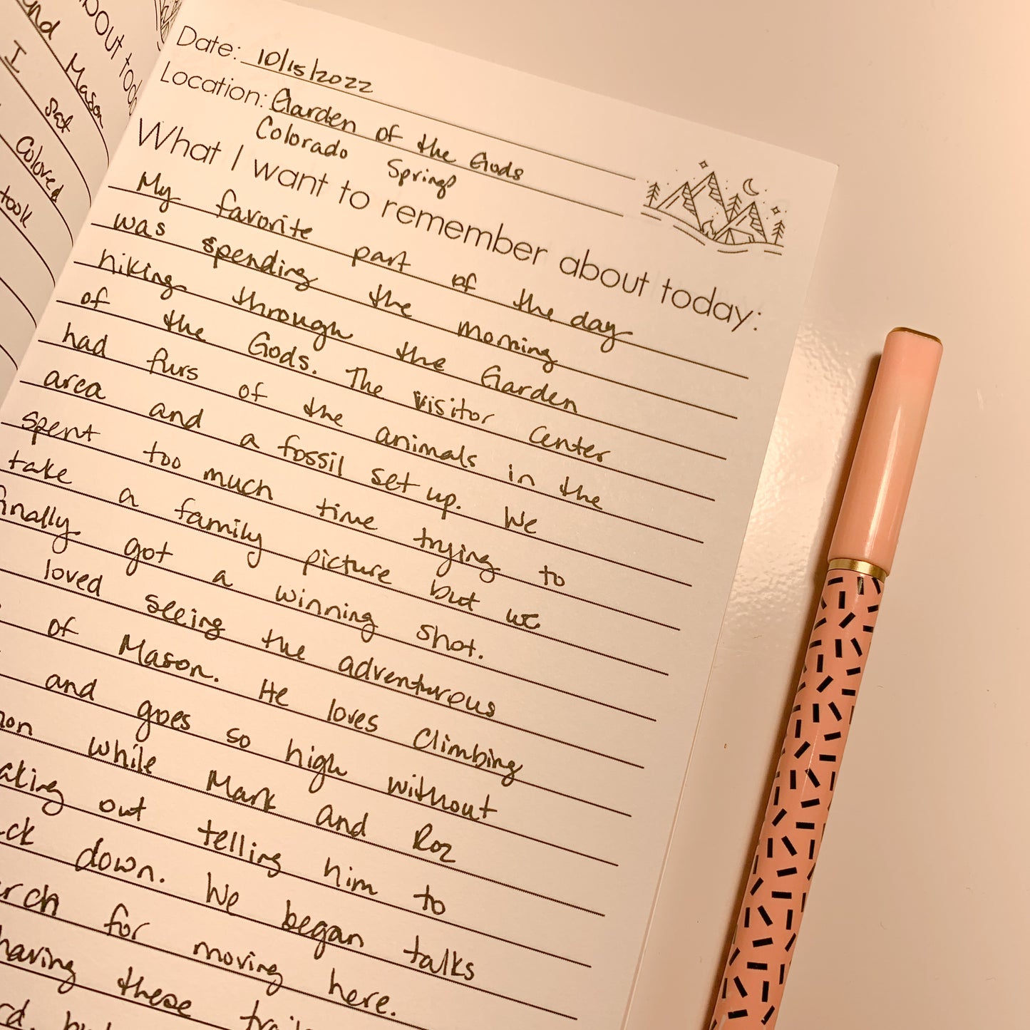 Camper Travel Journal