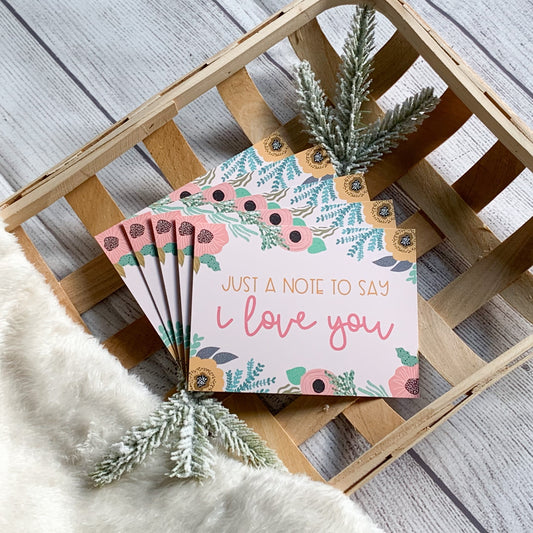 Just an I Love You Flat Notecard Set