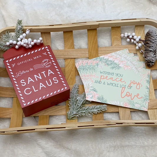 Peace, Joy, & Love Flat Notecard Set