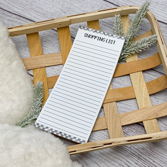 Farmhouse Shopping List Notepad