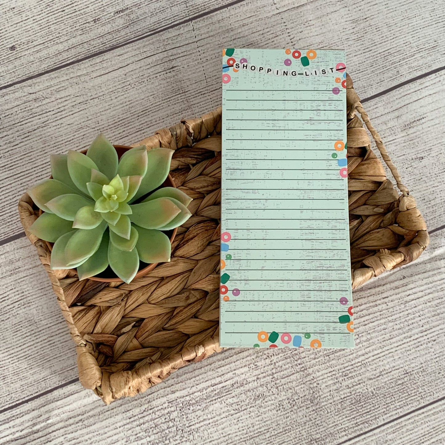 Crafty Beads Shopping List Notepad