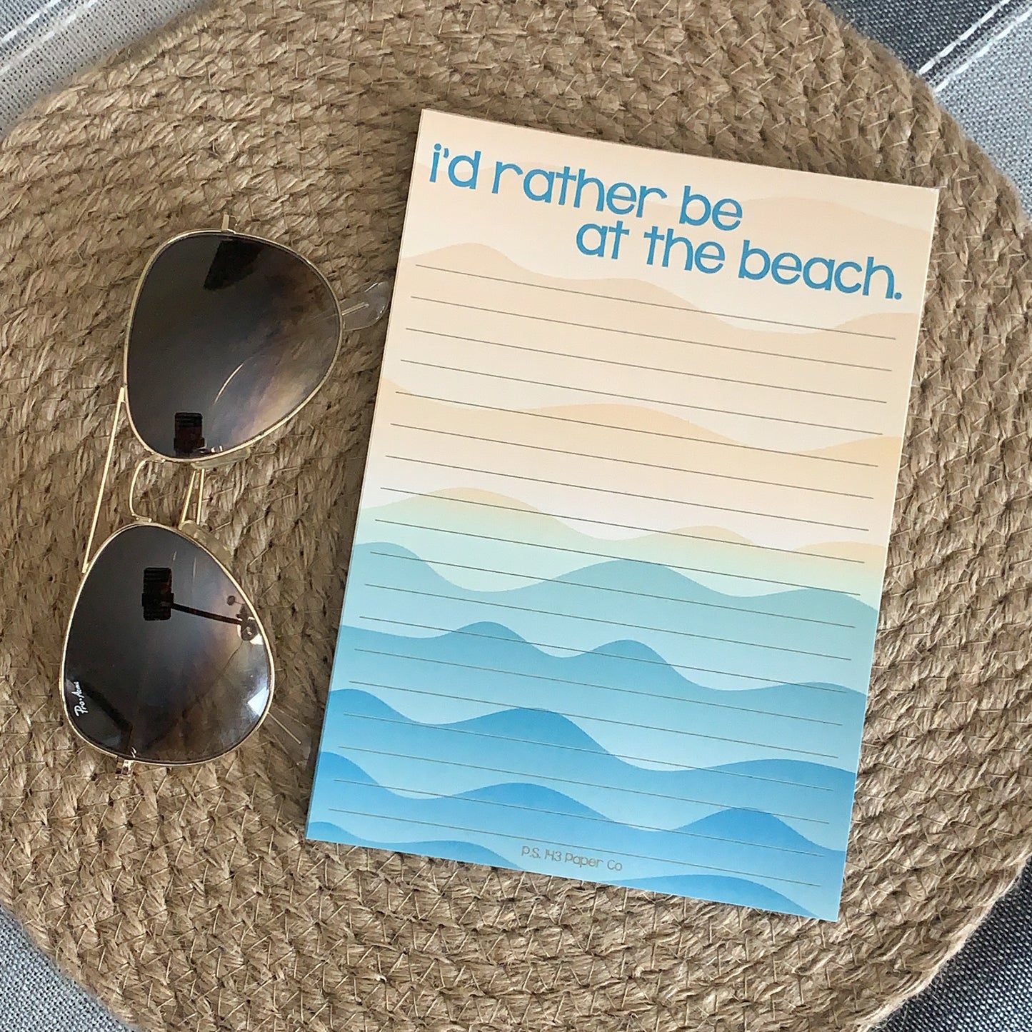 I'd Rather Be at the Beach Notepad