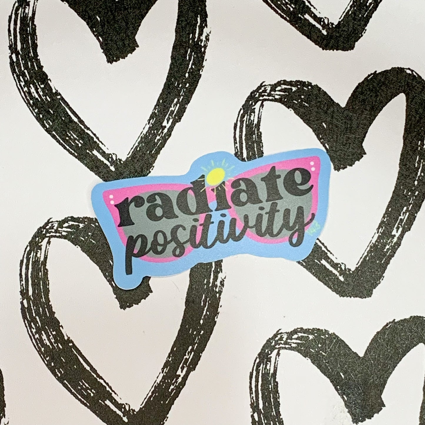 Radiate Positivity - Affirmation Sticker
