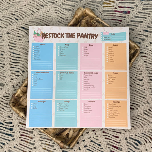 Restock the Pantry Notepad