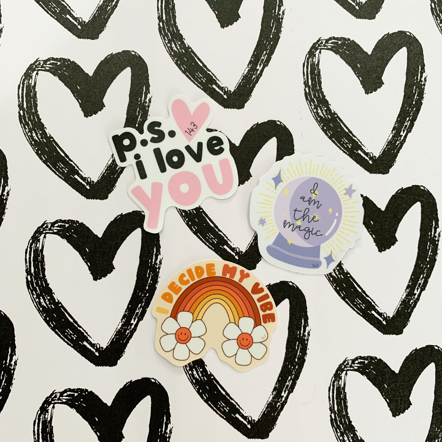 P.S. I Love You - Affirmation Sticker